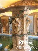 洗浴中心美人鱼雕塑