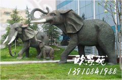 水泥大象雕塑